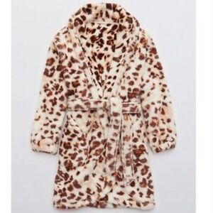 NWT Aerie Leopard Print Robe